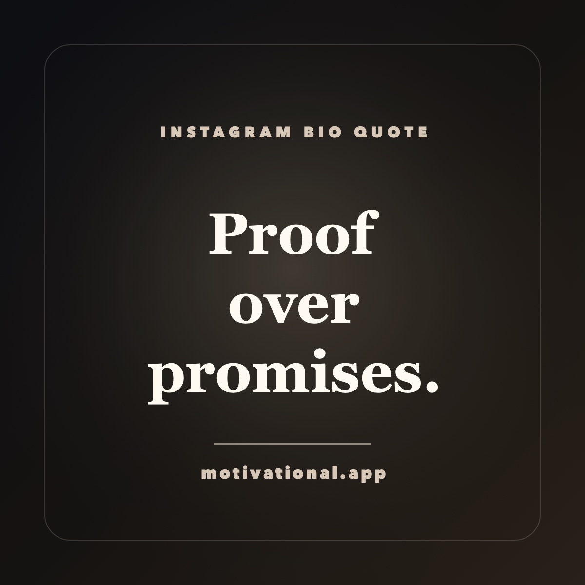 Instagram bio quote card preview